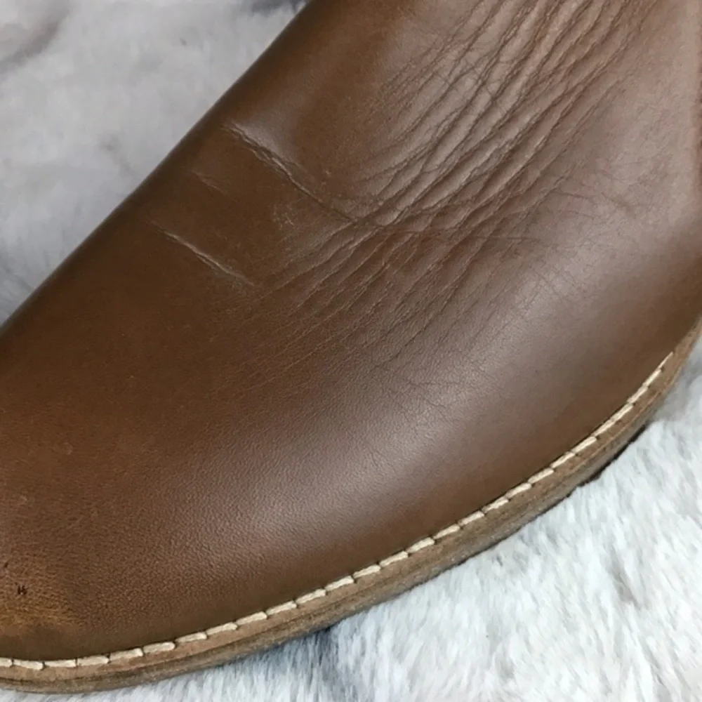 Clarks Comfort Brown Leather Slip-On Shoes Size‎ 9.5 M